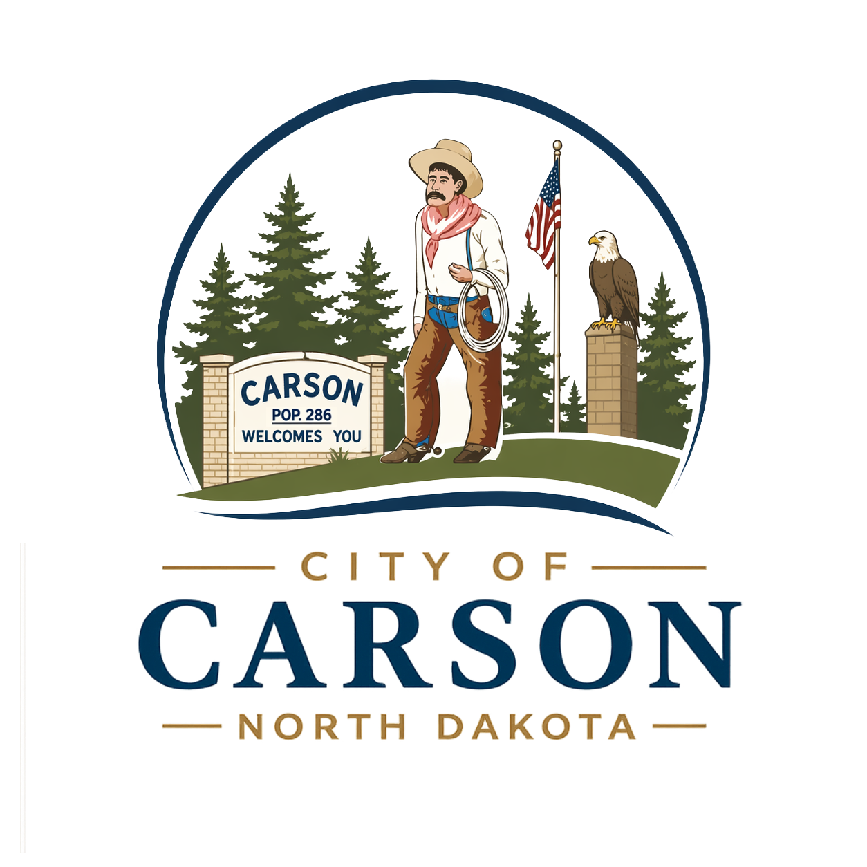 Carson, North Dakota Logo