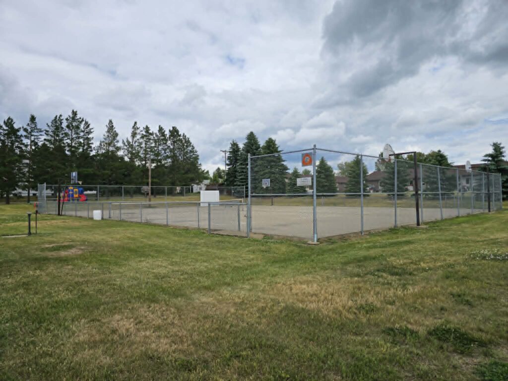 Basketball and Tennis Courts